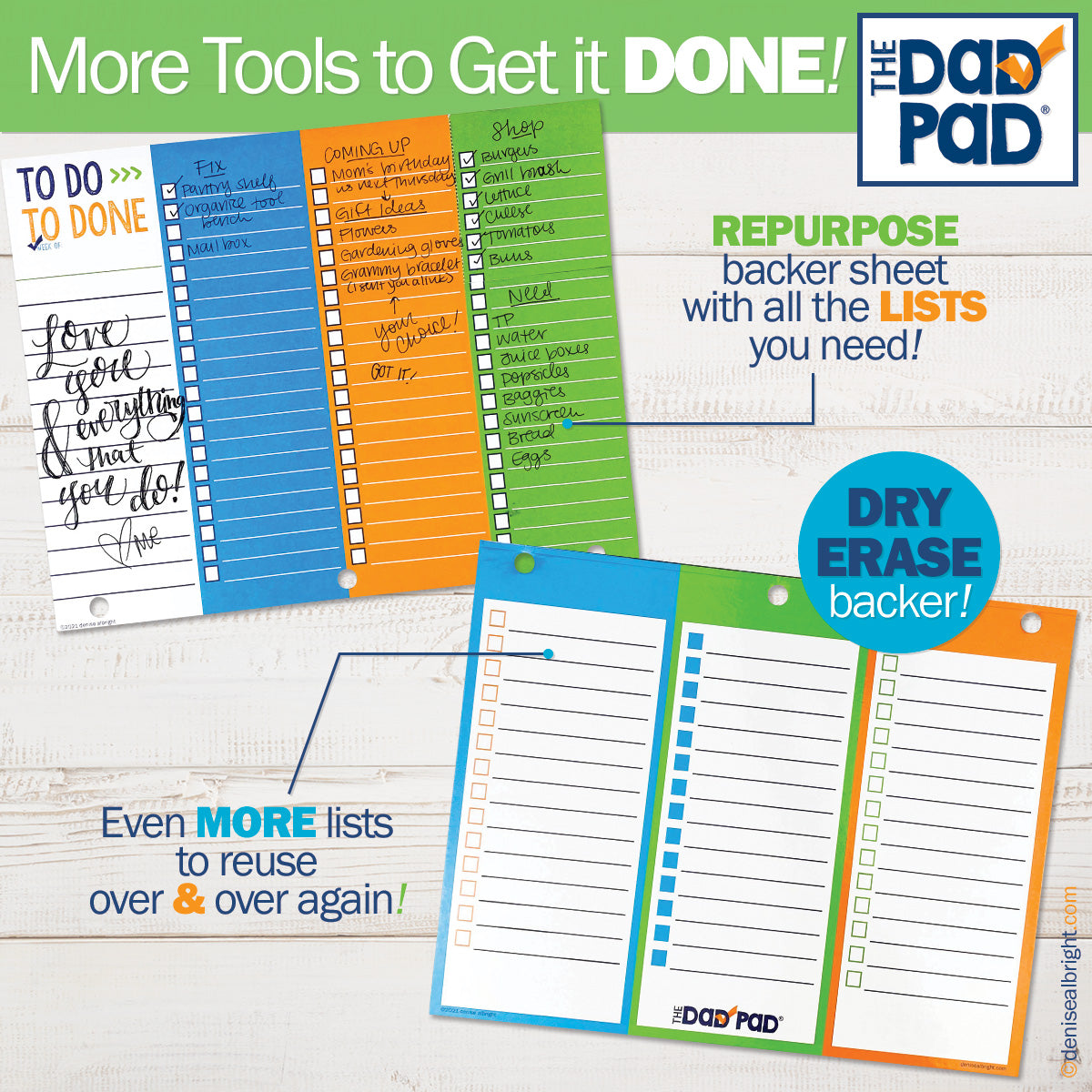 Dad Pad® Weekly Planner Pad