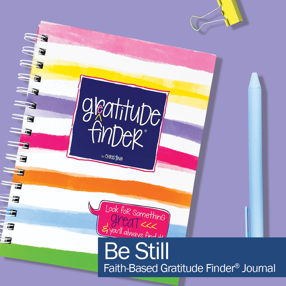 Faith-Based Gratitude Finder® Journals by Christina