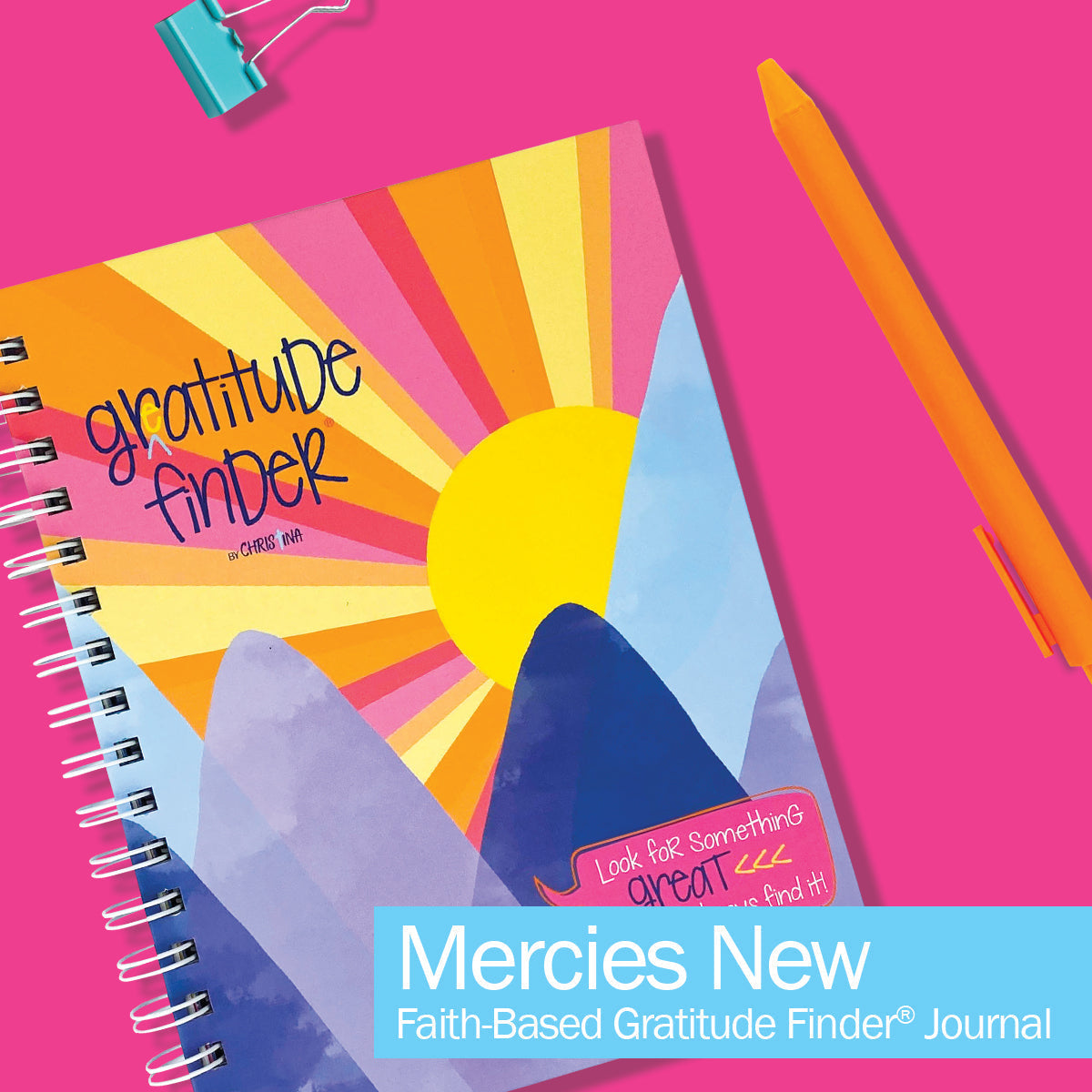 Faith-Based Gratitude Finder® Journals by Christina