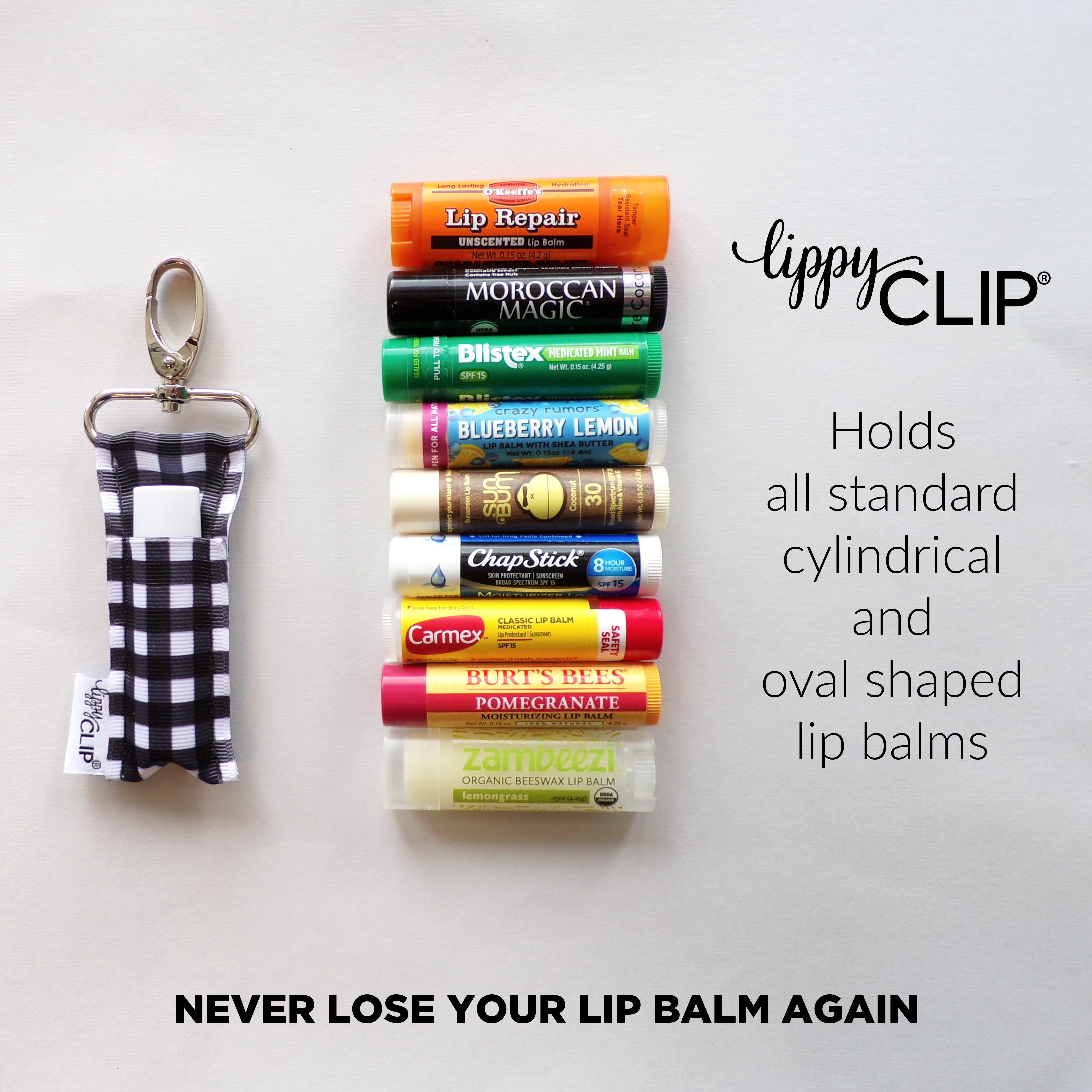 Dinosaurs LippyClip® Lip Balm Holder