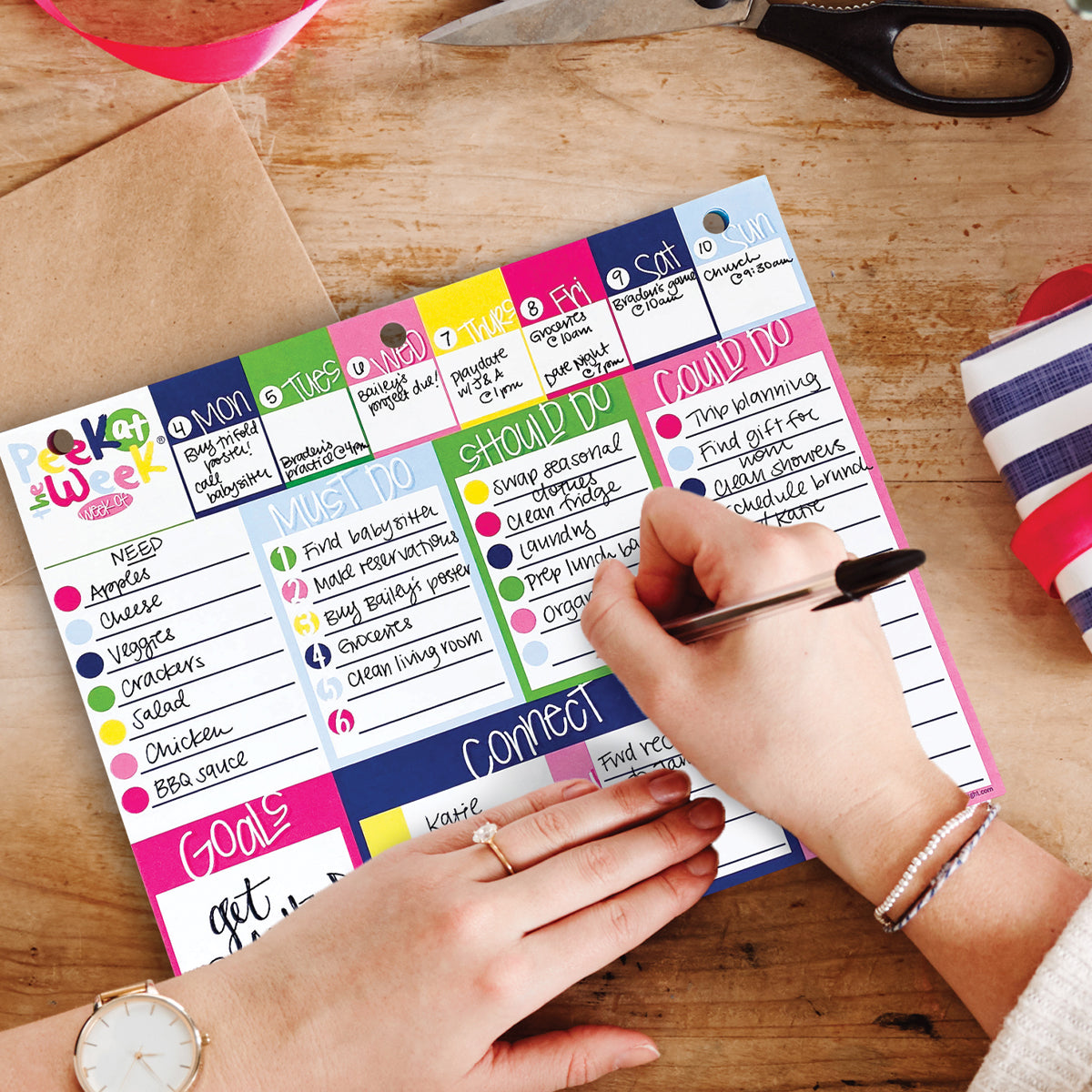 Peek at the Week® Weekly Planner Pad